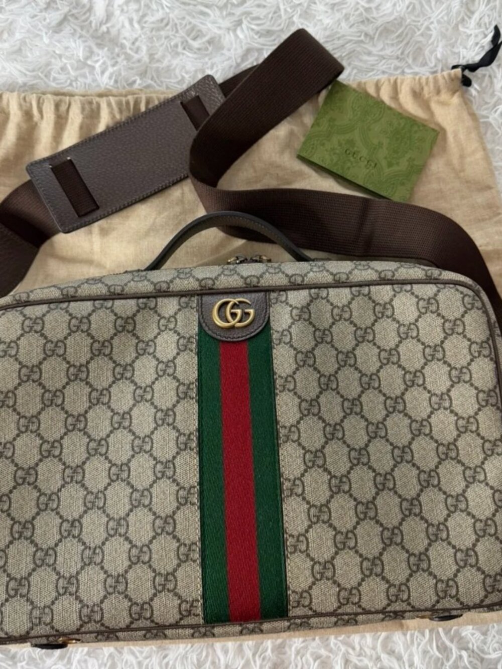Gucci Ophidia GG shoe case